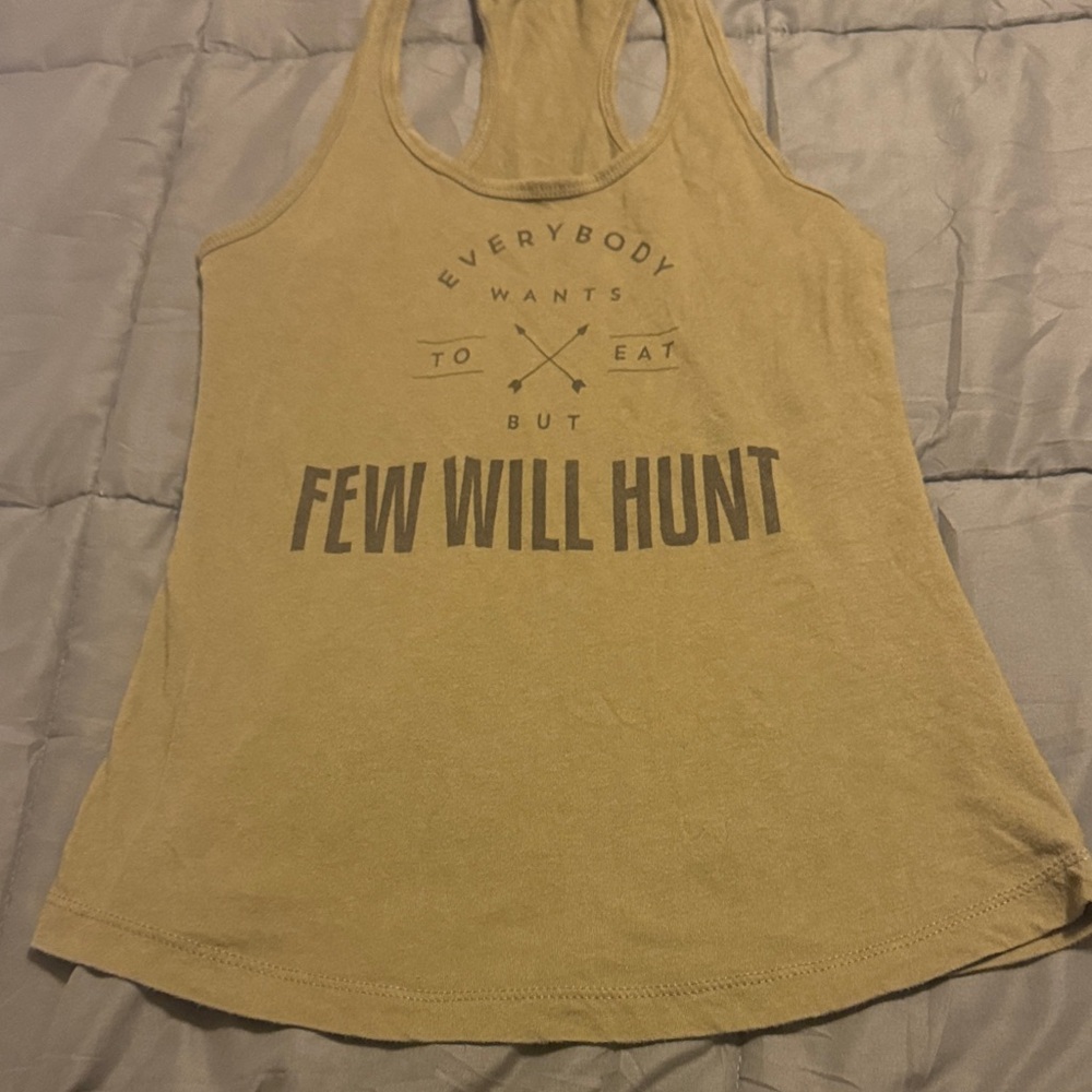 Graphic Tank Top - Tan - Picture 3 of 3